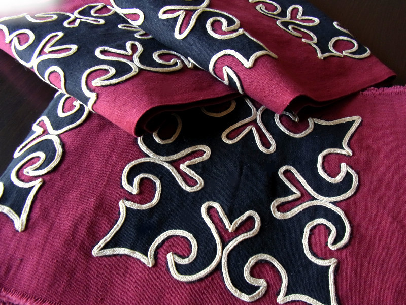 ヤオ族の布 ヤオ族アップリケ布